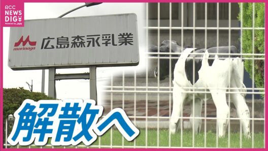 「ピノ(pino)」など製造の広島森永乳業　来年9月末で解散へ 生産拠点集約に伴い　跡地は「物流拠点」として活用する方針