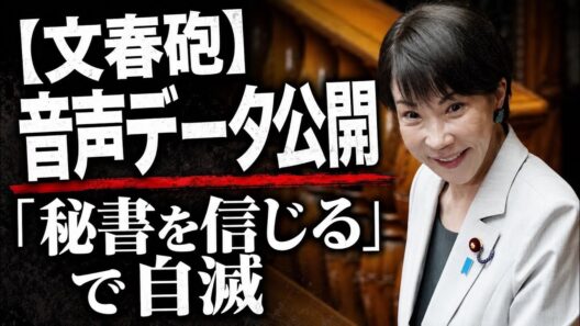 【文春砲】ついに本物の音声公開！「秘書を信じる」の哀れな末路…サナエトークンと1日200本中傷動画の闇を暴く。