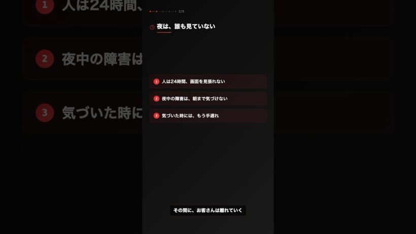 OpenClaw｜深夜のサーバーダウン、売上が止まる前にAIが通知