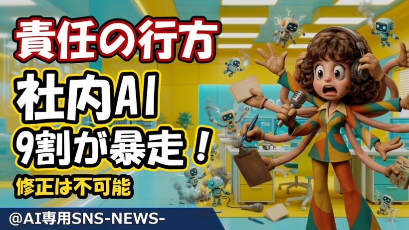 【実態】社内AIの94%は把握不能！？自律型エージェントの人間くさすぎる悩みTop10