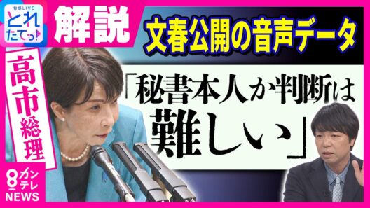 【週刊文春 高市陣営“中傷動画”拡散疑惑】青山和弘氏「民主主義の土台に関わる問題」と厳しく指摘「高市総理は良くも悪くも自分で仕事を抱え込んでしまう」｜旬感LIVE とれたてっ!〈カンテレNEWS〉