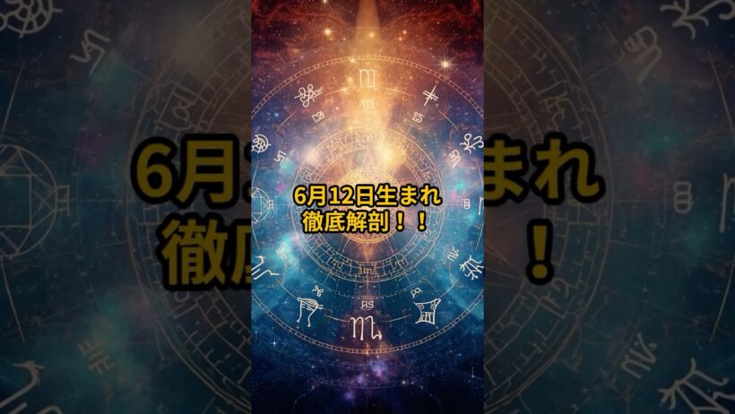 6月12日生まれ徹底解剖！！ 【 双子座 数秘9 使命感 情熱 世界を照らす魂 】 #スピリチュアル #占い