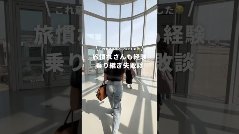 旅慣れさんも一度は経験した飛行機乗り継ぎ失敗談を2つ紹介✈️ #newt #海外旅行