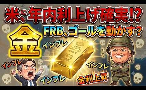 【金相場】FRBが道標を隠す！？そのとき金は…