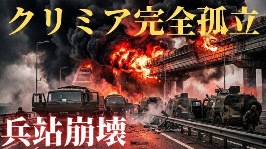 クリミアが孤立…ロシア軍に異常事態！ガソリン販売停止・列車停止・補給網崩壊へ