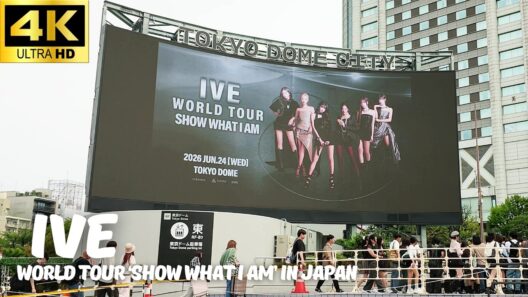 【東京ドーム】IVE「WORLD TOUR ‘SHOW WHAT I AM’ IN JAPAN」1日目開演前の様子 / アイヴ Tokyo Dome