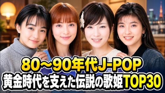 【昔と今】80〜90年代J POP黄金時代を支えた伝説の歌姫TOP30【現在が衝撃】