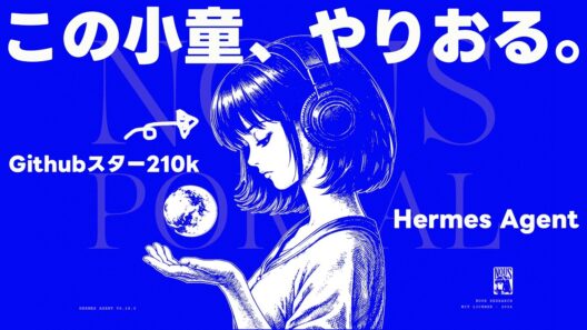 【Hermes Agent】いま世界がOpenClaw超えの自己改善型のAIエージェントに熱狂しているらしい。