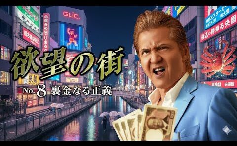 「ヤクザ映画」欲望の街　No.8 裏金なる正義  ♥️ FULL HD