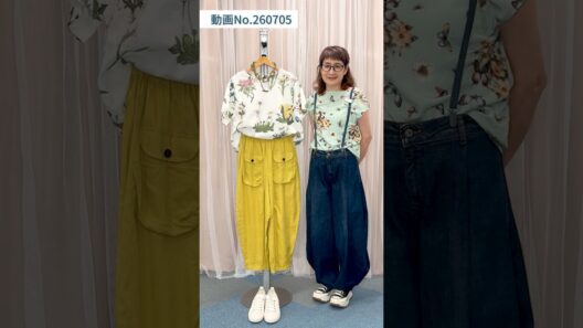 【ナチュラルコーデ】ナチュラルカラーでつくる大人の花柄コーディネート🌼 #laprimavera #ファッション #コーディネート#ナチュラルコーデ