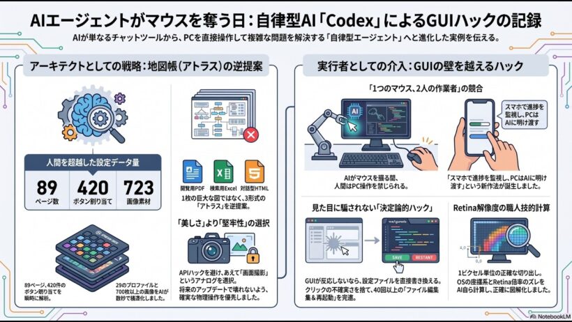 【衝撃】自律型AIにPC操作を丸投げしたら裏側でとんでもないハックが始まった…「Computer Use」の限界を突破した自律AI『Codex』の全記録