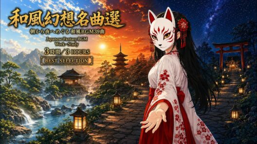 【和風BGM】和風幻想名曲選 ― 朝の森から星の夜までめぐる3時間【作業・勉強・睡眠用BGM】