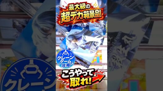 【クレーンゲーム】最大級の超デカ箱はこうやって取れ🔥
