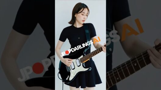 NON #GUITAR BLACK AI #のん #renanonen  #RENArrate #能年玲奈 MY BINI DARLING non AKI-ChAN NOUNEN RENA KAWAI