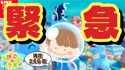【ぽこあポケモン】最新情報チェック！アプデまでに図鑑をコンプせよ！8月5日の海底の街が楽しみすぎるLIVE配信【ぽこポケ】