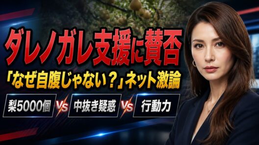 梨5000個盗難被害の農家を救え！ダレノガレ明美の募金活動に称賛と「なぜ自腹じゃない？」の賛否激論