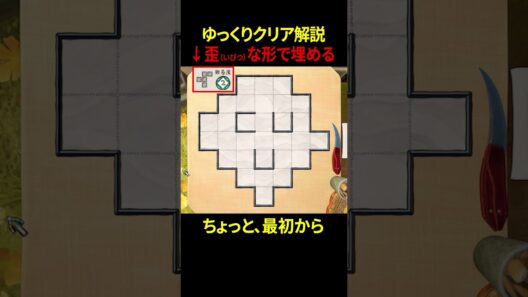 【ゆっくりクリア解説】歪な形1つで全部埋めるパズルゲーム【The Artisan of Glimmith】