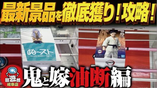 【クレーンゲーム】最新景品を獲りつくし！トリオ！コンビ！攻略！回遊館岐阜店！