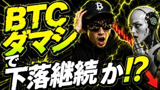 BTCダマシで下落継続か⁉️
