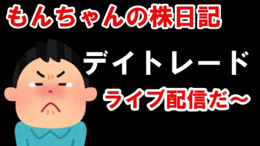 日経急上昇！ エヌビディア決算不安なしか。8/26 (水)  株ライブトレード・後場