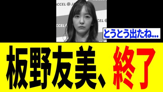 板野友美さん、私生活でのエグい行動を次々と暴かれトンデモない事態になる...
