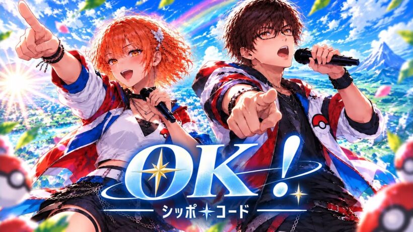 ポケカラで「OK！／松本梨香」（ポケットモンスター）歌ってみた#ｼｯﾎﾟ⌖ｺｰﾄﾞ@shizu91on