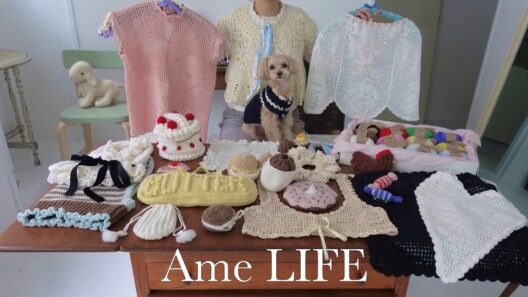 【編んだもの全て紹介🍎】バッグ、洋服、帽子、ポーチなど...｜書籍の予約が始まりました📚