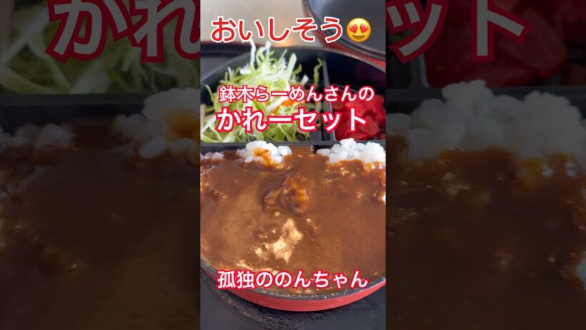 孤独ののんちゃん「鉢木らーめんのかれーセット」 #のんたま #孤独のグルメ #鉢木らーめん #のんちゃん