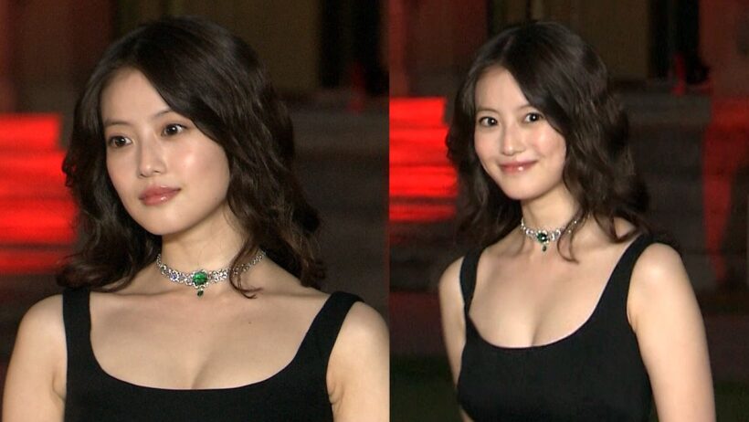 今田美桜、胸元大胆なドレスで登場！大人の魅力あふれる美貌
