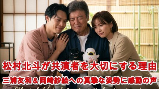 松村北斗、三浦友和＆岡崎紗絵への思いに涙…『白鳥とコウモリ』『告白』で見せた温かすぎる素顔
