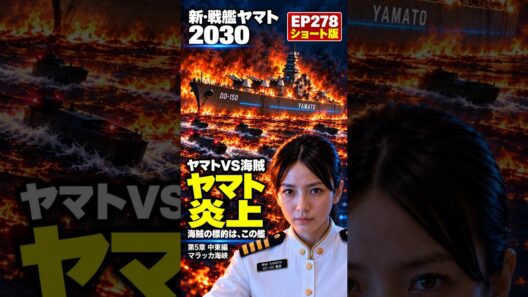 【EP278｜ショート版】ヤマト炎上——海賊の標的は、この艦｜新・戦艦ヤマト2030